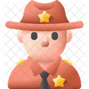Xerife Policia Distintivo Ícone