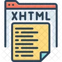 Xhtml File Extension Format Icon