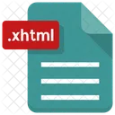 Xhtml File Sheet Icon