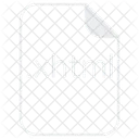 Xhtml File Document Icon