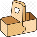 Copos Manuseados Seguraveis Ícone