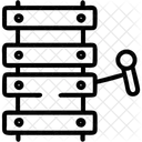 Xilofono Instrumento Musical Juguetes Para Ninos Icono