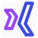 Xing Application Chatting Icon