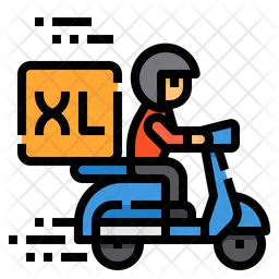 Xl Large Delivery  Icon