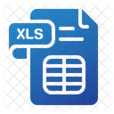 Xls File Extension Files And Folders Icon