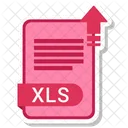 Xls Extension Archivo Icono