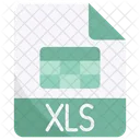 Xls File Extension File Format Icon