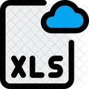 Xls Cloud Datei Cloud Datei Datei Icon