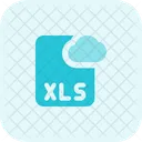 Xls Cloud File Cloud File File Icon