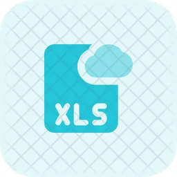 Xls 클라우드 파일  아이콘