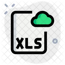 Xls 클라우드 파일  아이콘