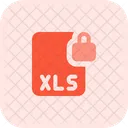 XLS Dateisperre XLS Sperre Dateisperre Symbol