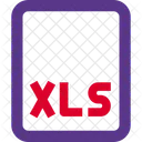 Xls File File Format Icon