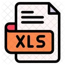 Xls File Type File Format Icon