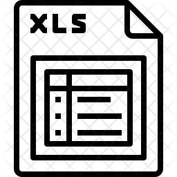 Xls file  Icon
