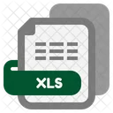 Xls File Xls Excel Icon
