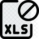 Xls File Banned Xls Banned File Banned Icon