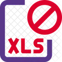 Xls File Banned Xls Banned File Banned Icon