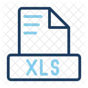 Xls Document Data Icon