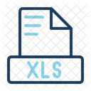 Xls Document Data Icon