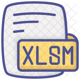 Xlsm-microsoft  Ícone