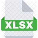 Xlsx Arquivo Extensao Ícone