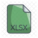 Xlsx Document File Icon