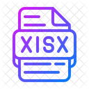 Xlsx Microsoft Excel Tabelle Datenbankdateityp Symbol