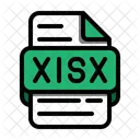 Xlsx Microsoft Excel Tabelle Datenbankdatei Symbol