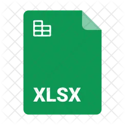 XlsX File  Icon