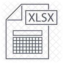 Xlsx file  Icon