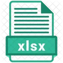 Xlsx File Formats Icon
