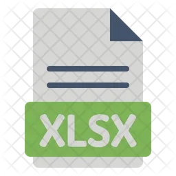 XLSX file  Icon
