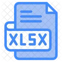 Xlsx Document File Icon
