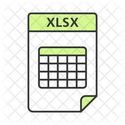 Xlsx File  Icon