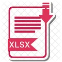 Xlsx Extension File Icon