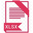Xlsx Format Document Icon