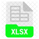 Xlsx File Format Icon