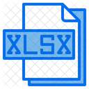 Xlsx File File Type Icon