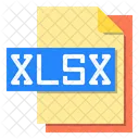 Xlsx File File Type Icon
