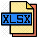 Xlsx File File Type Icon