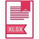 Xlsx Document File Icon