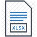 Xlsx Document File Icon