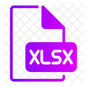 Xlsx Microsoft Excel File Xlsx File Icon