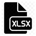 Xlsx Microsoft Excel File Xlsx File Icon