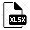 Xlsx Microsoft Excel File Xlsx File Icon