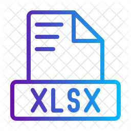 Xlsx microsoft excel  Icono