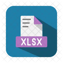 Xlsx microsoft excel  Ícone