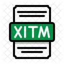 Xltm、ファイル、ドキュメント アイコン