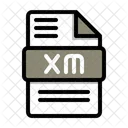 Xm、ファイル、ドキュメント アイコン